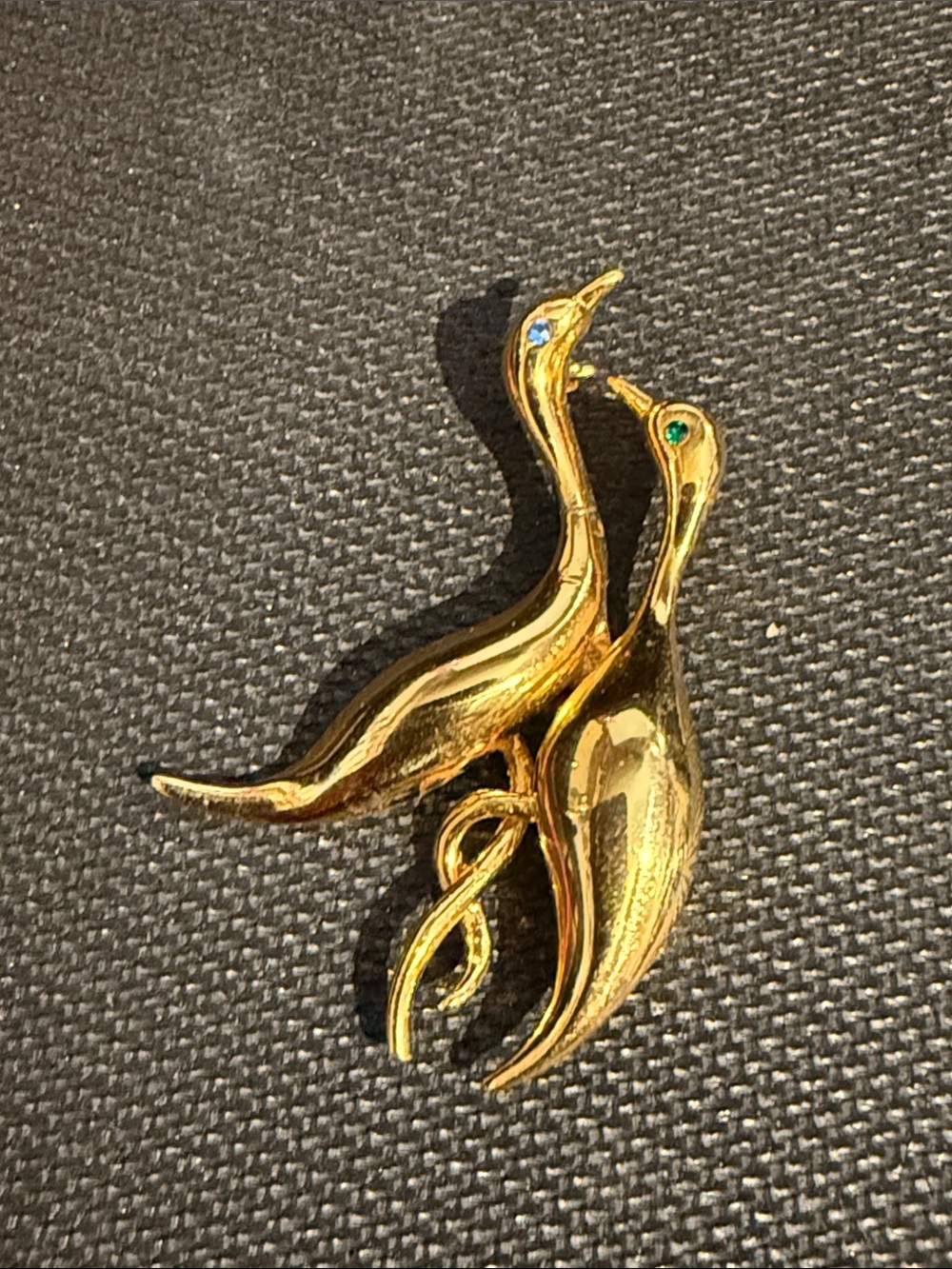 Liz Claiborne "Dancing Swans" brooch